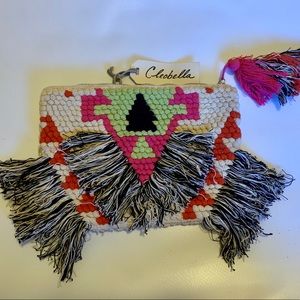 Cleobella Domino Clutch Fuscia